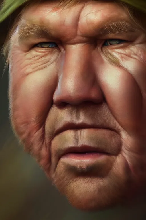 Prompt: ultra detailed close up facial portrait of steve irwin, extremely detailed digital painting, in the style of fenghua zhong and ruan jia and jeremy lipking and peter mohrbacher, mystical colors, rim light, beautiful lighting, 8 k, stunning scene, raytracing, octane, trending on artstation