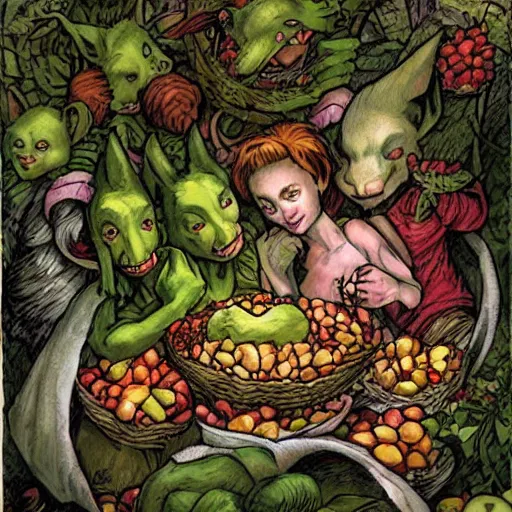 Image similar to Goblin Market