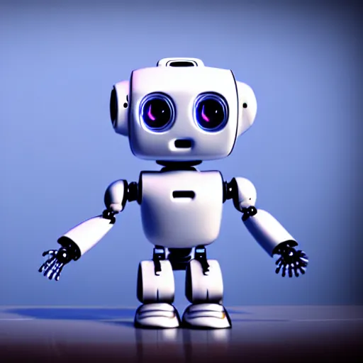 Prompt: a cute little robot. super realistic 8 k render of a elegant, cinematic composition