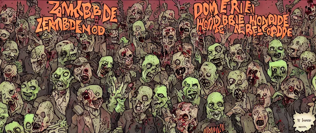 Image similar to zombie horde