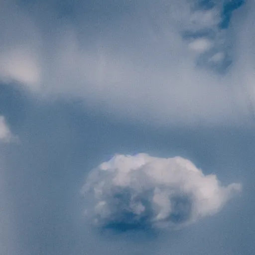 Prompt: clouds in the shape of virgin mary face