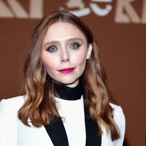 Image similar to elizabeth olsen mixed with gal godot