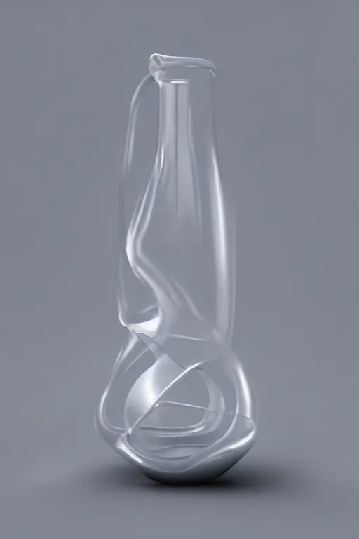 Prompt: klein bottle, 3 d render, octane render, blender, maya, white background, raytracing