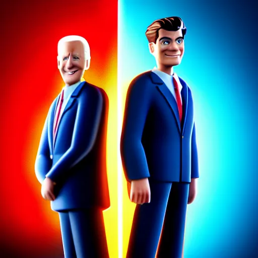 Prompt: cartoon of joe biden and peter parker standing proudly shoulder to shoulder ultra realistic, lens flare, atmosphere, glow, detailed, intricate, full of colour, cinematic lighting, trending on artstation, 4 k, hyperrealistic, focused, extreme details, unreal engine 5, cinematic, masterpiece, ultra realistic, hyper realistic, highly detailed, sharp focus, digital art