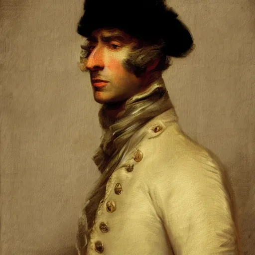 Image similar to a portrait of Joseph Joubert by Thomas Gainsborough, oil painting, masterpiece, old master, grand master, digital painting, concept art, smooth, sharp focus, illustration