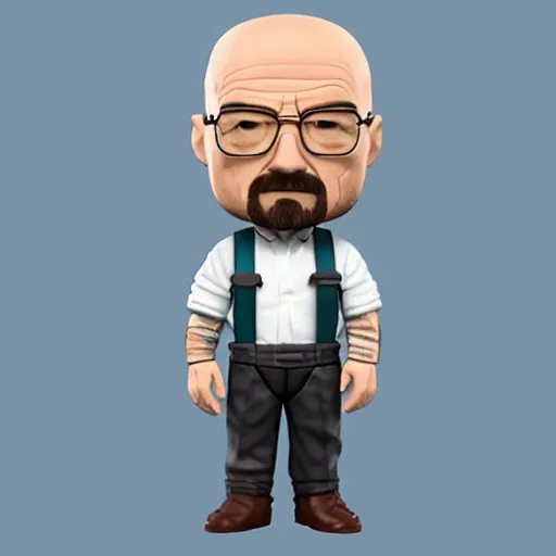 Prompt: walter white funko pop