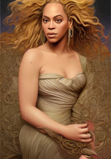 Prompt: beyonce and adele, intricate, elegant, highly detailed, digital painting, artstation, concept art, smooth, sharp focus, illustration, art by artgerm and greg rutkowski and alphonse mucha and william - adolphe bouguereau