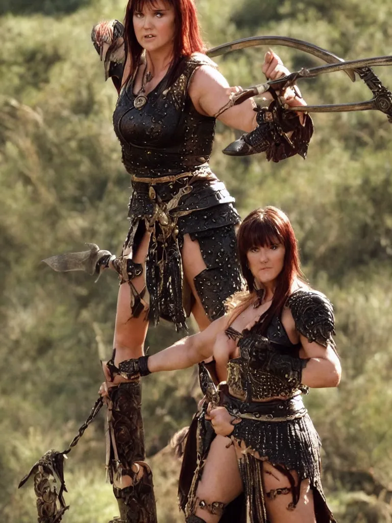 Image similar to Xena the Warrior Princess