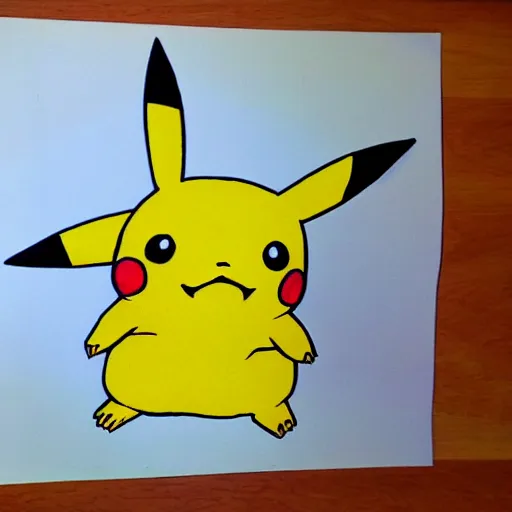 a child's drawing of pikachu | Stable Diffusion | OpenArt