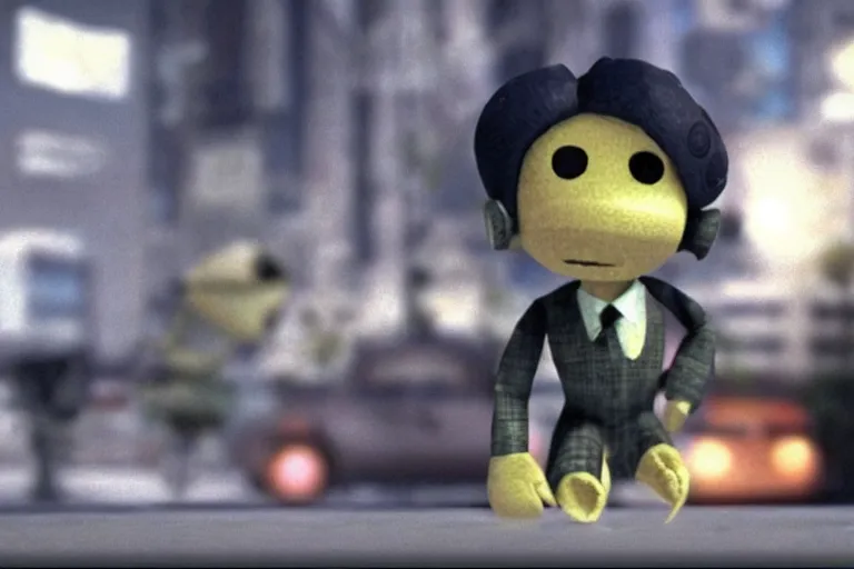 Image similar to a still of littlebigplanet movie directed by michael mann in 1 9 9 6