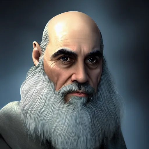 Prompt: Ben Bernanke as Saruman, digital art, cgsociety, artstation, trending, 4k