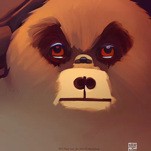 Image similar to face icon stylized minimalist ewoks, loftis, cory behance hd by jesper ejsing, by rhads, makoto shinkai and lois van baarle, ilya kuvshinov, rossdraws global illumination