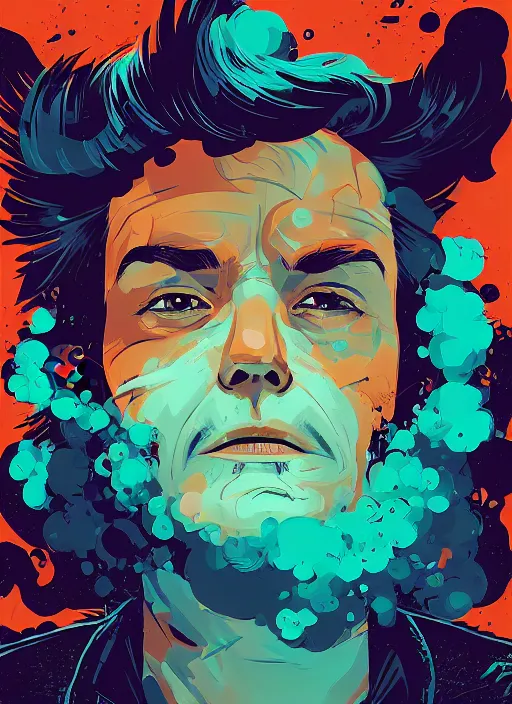 Image similar to delirium face portrait by petros afshar, tom whalen, laurie greasley, war face by greg rutkowski and rhads