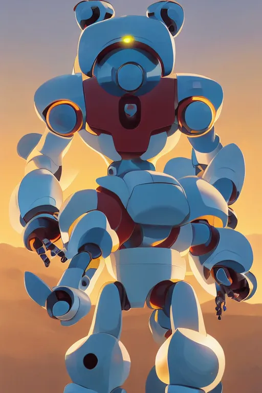 Image similar to metabots medabots medarotto medarot robot minimalist comics, behance hd by jesper ejsing, by rhads, makoto shinkai and lois van baarle, ilya kuvshinov, rossdraws global illumination ray tracing hdr radiating a glowing aura