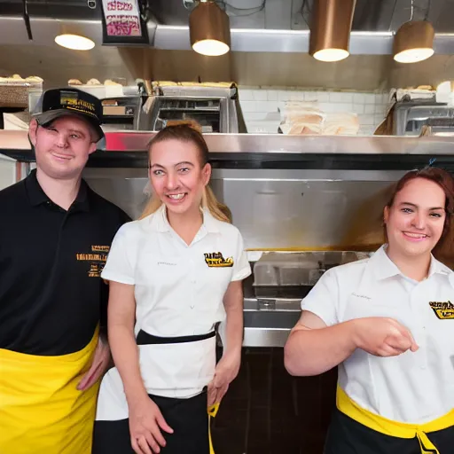 Image similar to wafflehouse employee's