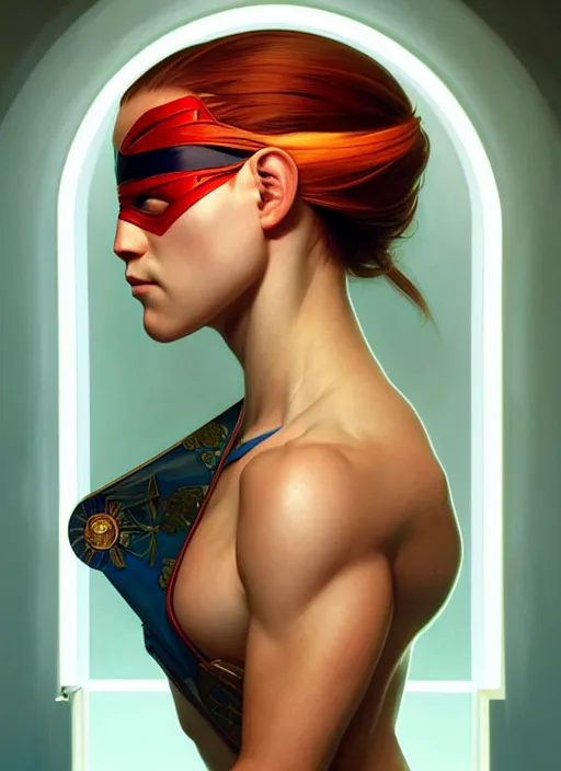 Image similar to symmetry!! portrait of vega with mask, street fighter iv, global illumination!! intricate, elegant, highly detailed, digital painting, artstation, concept art, smooth, sharp focus, illustration, art by artgerm and greg rutkowski and alphonse mucha