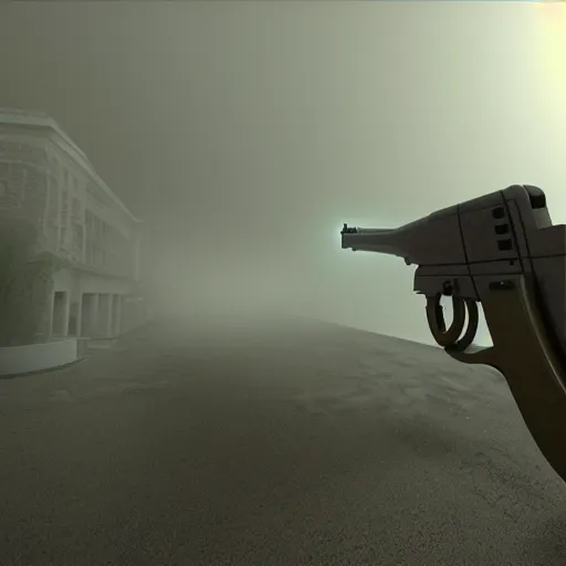 Prompt: t - rex gun, award winning, unreal engine 5 render, 3 d model, volumetric fog, ray traced, award winning