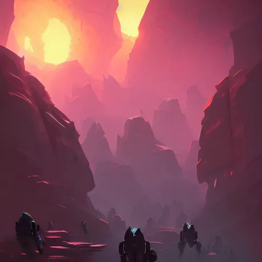 Prompt: deep rock galactic gameplay by greg rutkowski