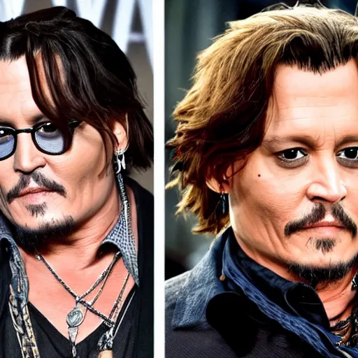 Prompt: Johnny Depp playing Ned Start in Game of Thrones