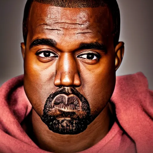 Image similar to Kanye West as a Jedi, portrait, 40mm lens, shallow depth of field, close up, split lighting, cinematic