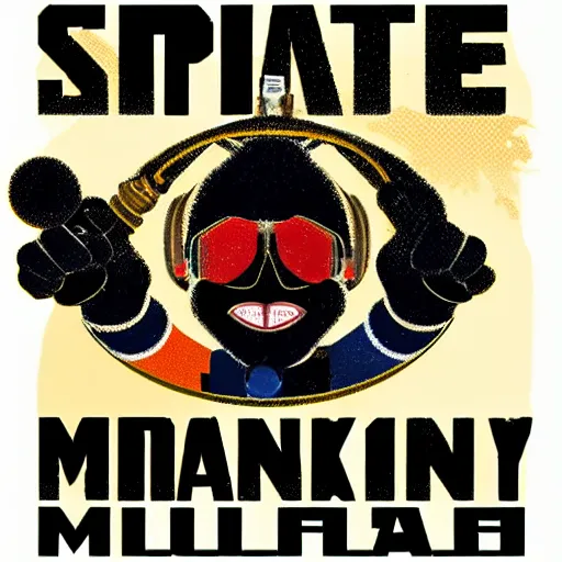 Image similar to space monkey mafia