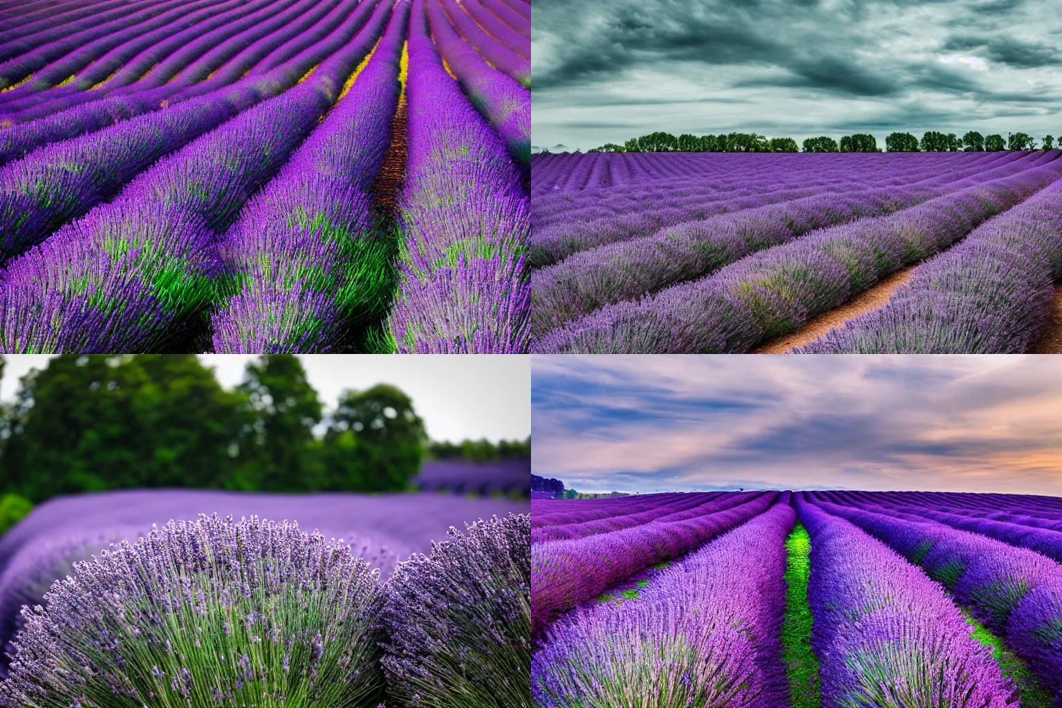 Prompt: lavender field photography 4k