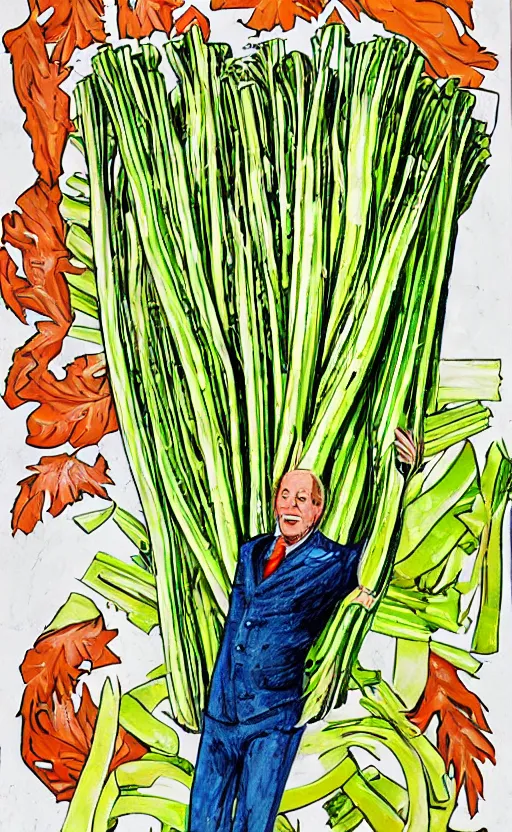 Image similar to celery man