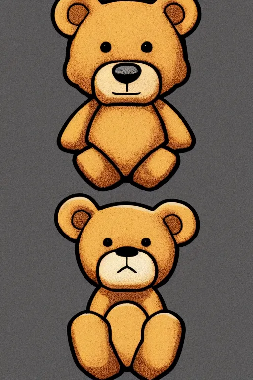 Image similar to in the style of max prentis and deathburger and laurie greasley a vector e-sports sticker logo of a teddy bear, highly detailed, colourful, 8k wallpaper