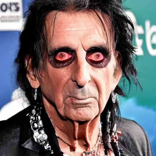 Prompt: Alice cooper 90 years old