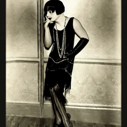 Image similar to christina ricci in the 1 9 2 0 s, flapper girl, photograph, speakeasy