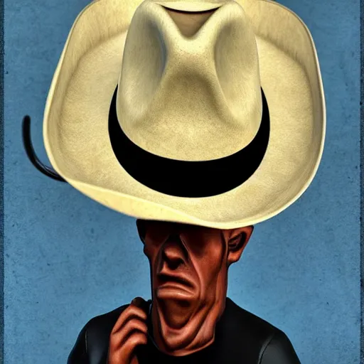 Image similar to crying cowboy, photorealistic, sad, crying, cowboy hat