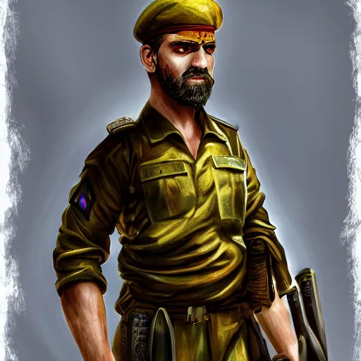 Prompt: ! kurdish! legionnaire soldier, highly detailed, digital painting, artstation, award winning art, sharp focus, incredibly strong and tall