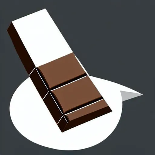 Prompt: book illustration of a chocolate bar crying because he has been split in half, book illustration, elegant, minimalistic, monochromatic, white background, black and white image