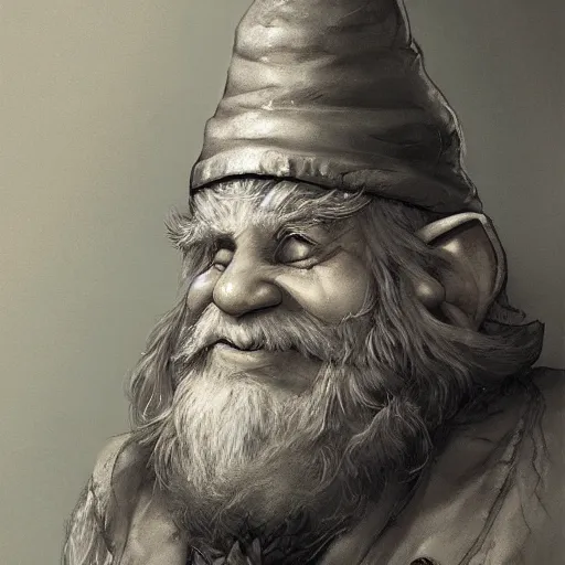 Image similar to a detailed portrait of a gnome wizard, by justin gerard and jean baptiste monge, digital art, realistic painting, dnd, character design, trending on artstation