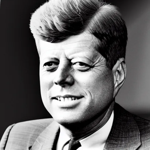 Prompt: john f kennedy as a 1 0 5 year old man in 2 0 2 2