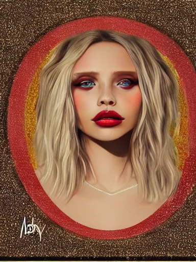 Image similar to portrait of abbey lee by unomoralez