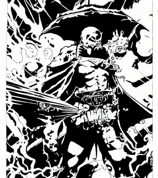 Image similar to Dc vertigo death by Mike Mignola, chris bachalo, shaded ink illustration