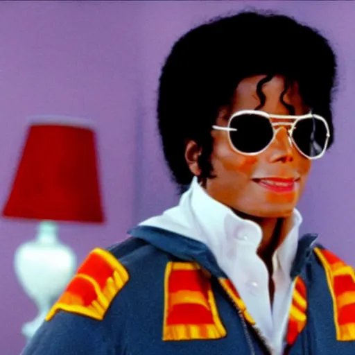 Prompt: A film still of Michael Jackson in Fat Albert (2004) realistic,detailed