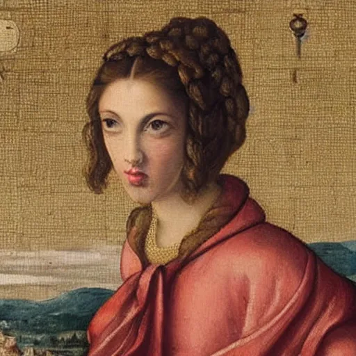 Image similar to 1650 Italian painting looks exactly like Taylor Swift
