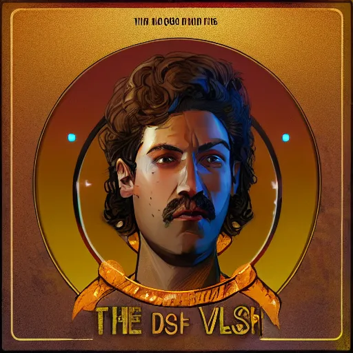 Image similar to vaush in the style of disco elysium