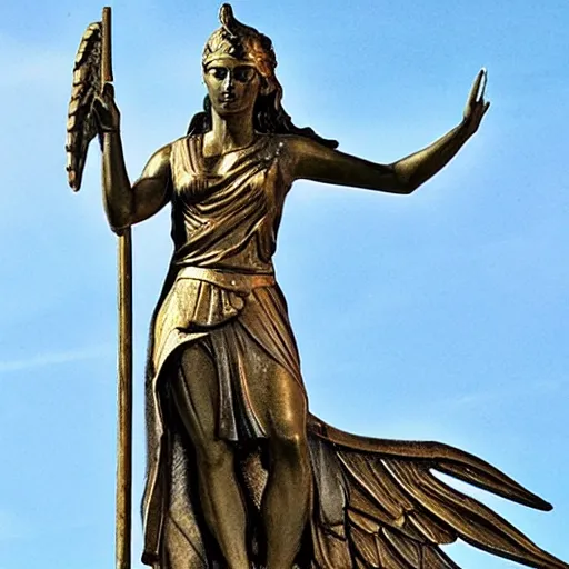 Prompt: the nike goddess of victory