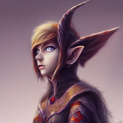 Image similar to portrait of darl elf, fantasy, blue eyes, calm expression, fantasy, thinking, raven in background, highly detailed, digital painting, gradient black charcoal red, concept art, smooth, b sharp focus, illustration, golden ratio 8 k