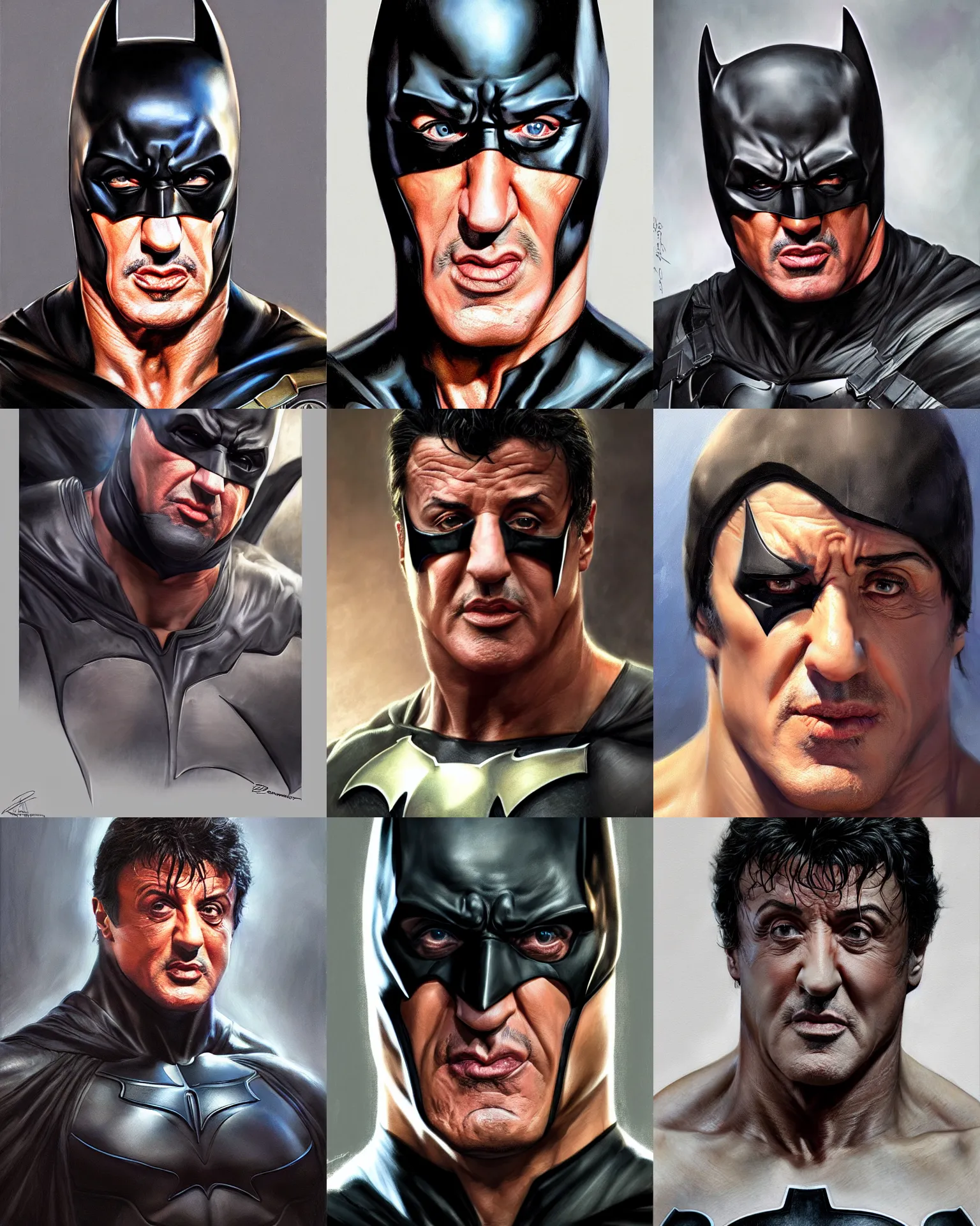 sylvester stallone as the batman | cinematic lighting | Stable Diffusion |  OpenArt