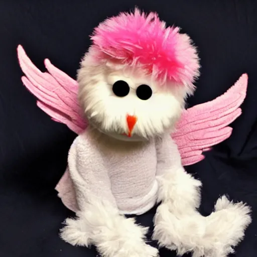 Image similar to angel muppet