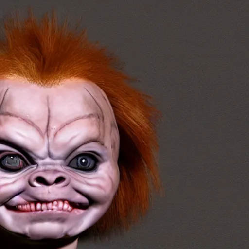 Image similar to A morph of xenamorph and Chucky