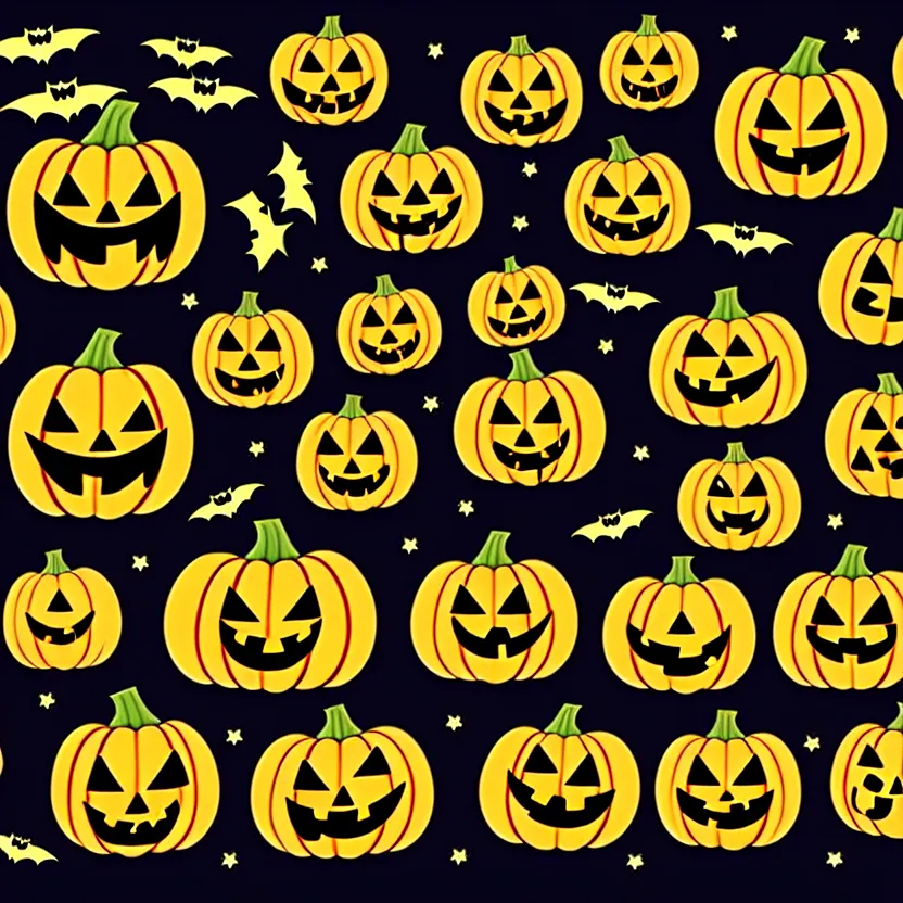 Image similar to cute halloween sticker set, adorable, bat, witch head, jacko lanterns, modern trendy clear background, 8 k,