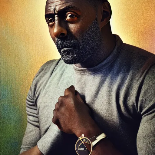Prompt: portrait of idris elba claymation, by giuseppe arcimboldo and paul barson and annie leibovitz and faith yata and artgerm and alphonse mucha, photorealistic, f 1. 8, soft lightning, high detail, 8 k