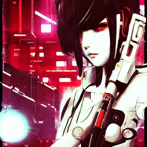 cyberpunk anime girl flip skateboard, sport, neonpunk,, Stable Diffusion