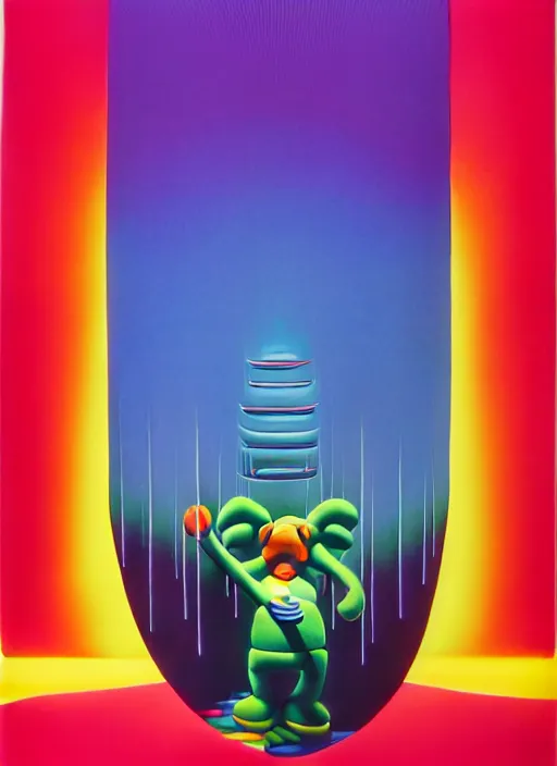 Image similar to cartoon explosion by shusei nagaoka, kaws, david rudnick, airbrush on canvas, pastell colours, cell shaded!!!, 8 k