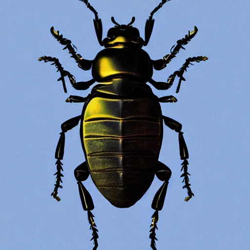 Prompt: human beetle
